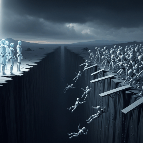 Miniatura da postagem 'O abismo da IA: 95% das empresas falham ao adotarem Inteligência Artificial', em destaque no blog da K2M Soluções.